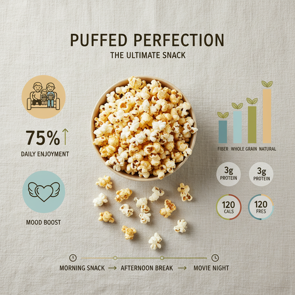 Discover the Delightful World of Puffed Popcorn Snack and India Popcorn