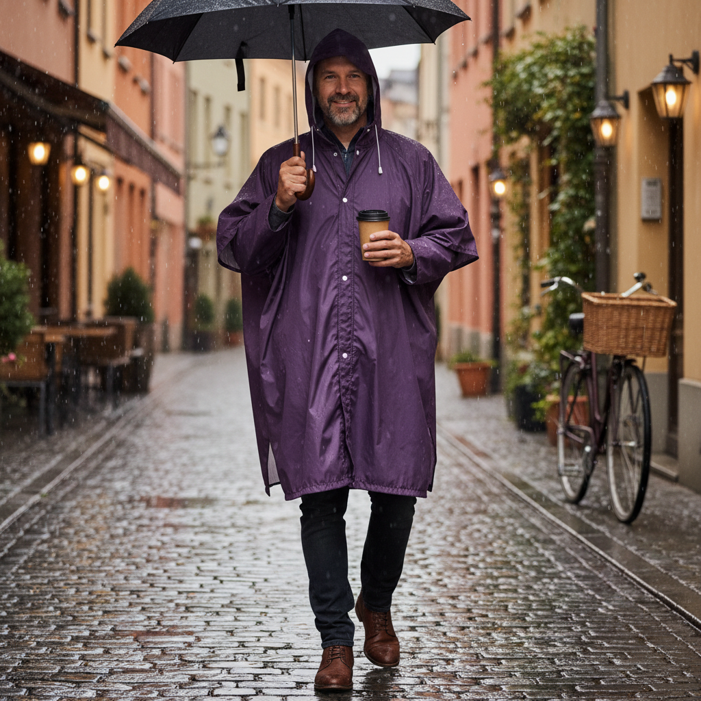 Choosing the Ideal Mens Purple Raincoat for Style and Protection