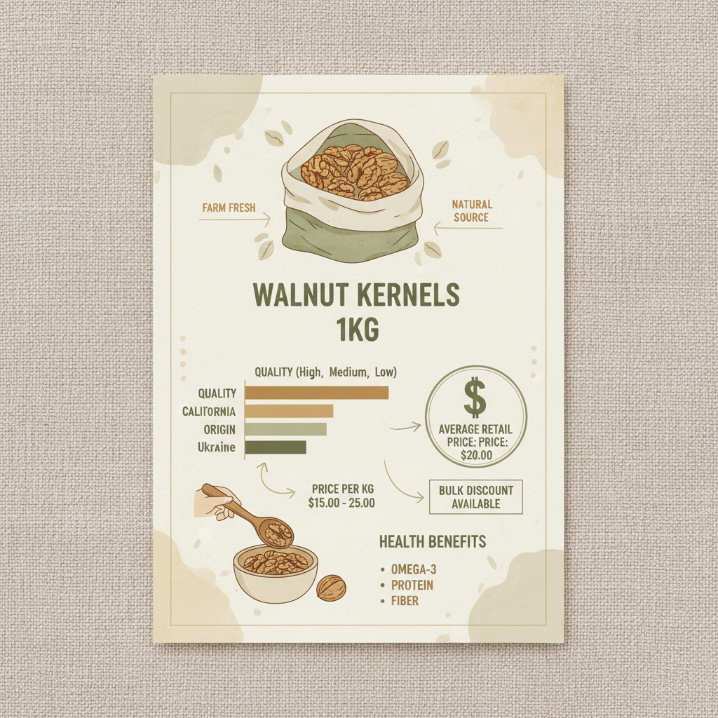 Understanding Walnut Kernels 1kg Price Quality and Varieties