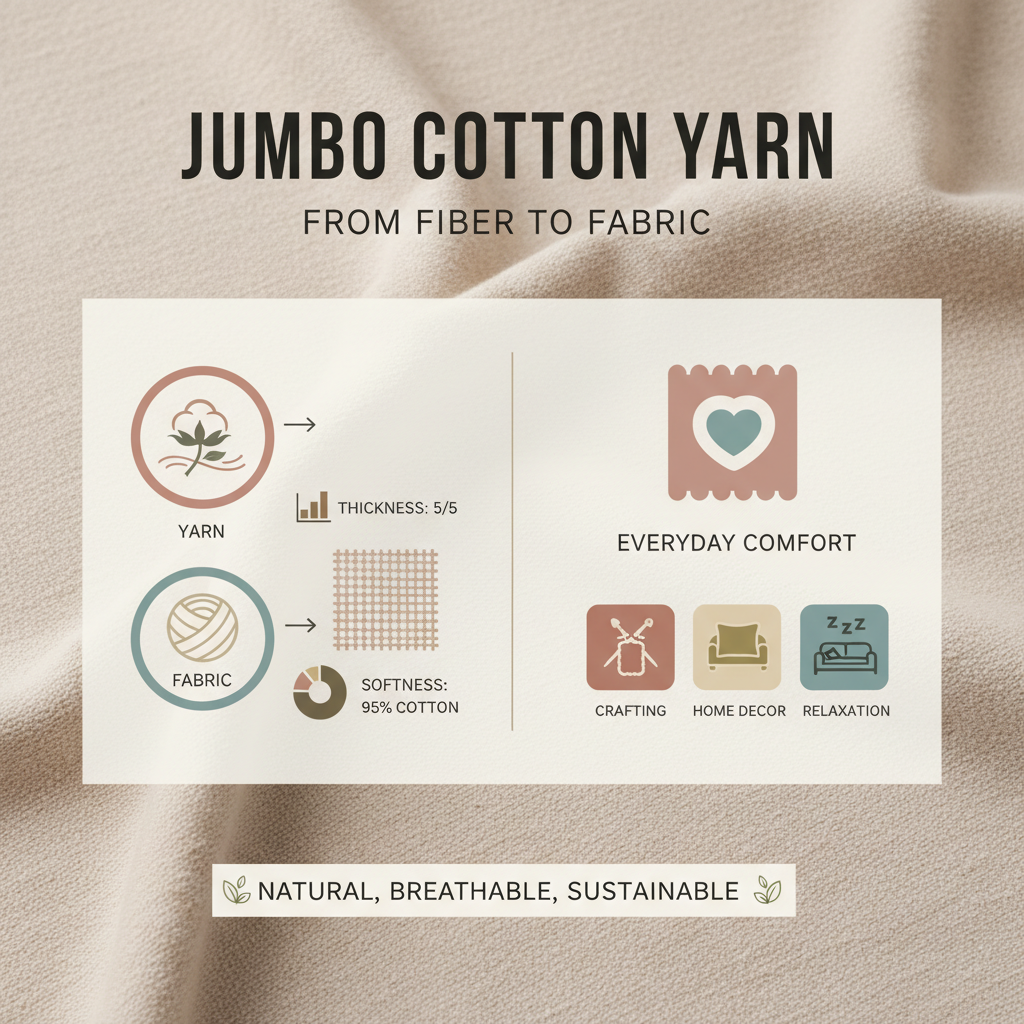 Exploring the World of Jumbo Cotton Yarn for Knitting and Crochet