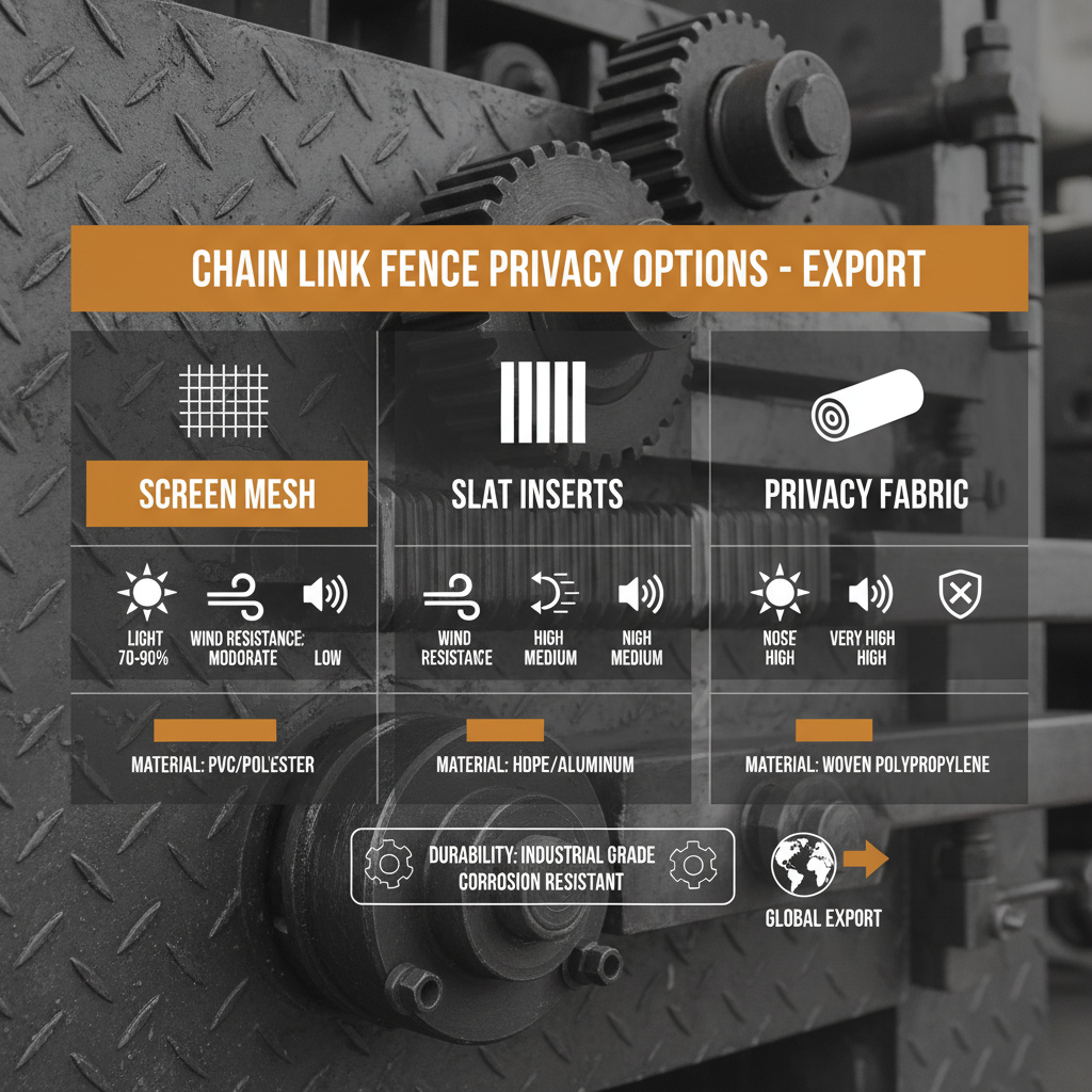 Comprehensive Guide to Chain Link Fence Privacy Options and Solutions