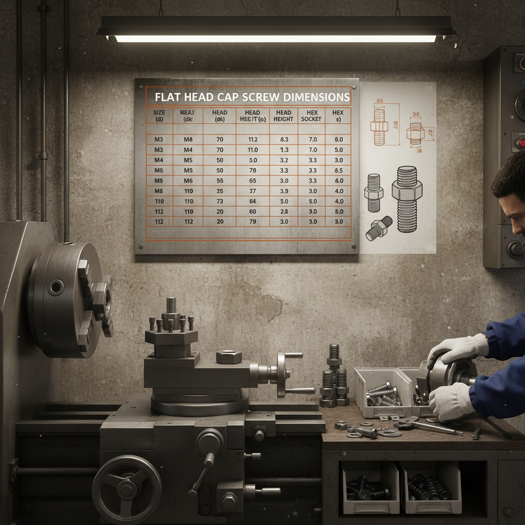 Comprehensive Guide to Flat Head Cap Screw Dimensions Chart and Selection