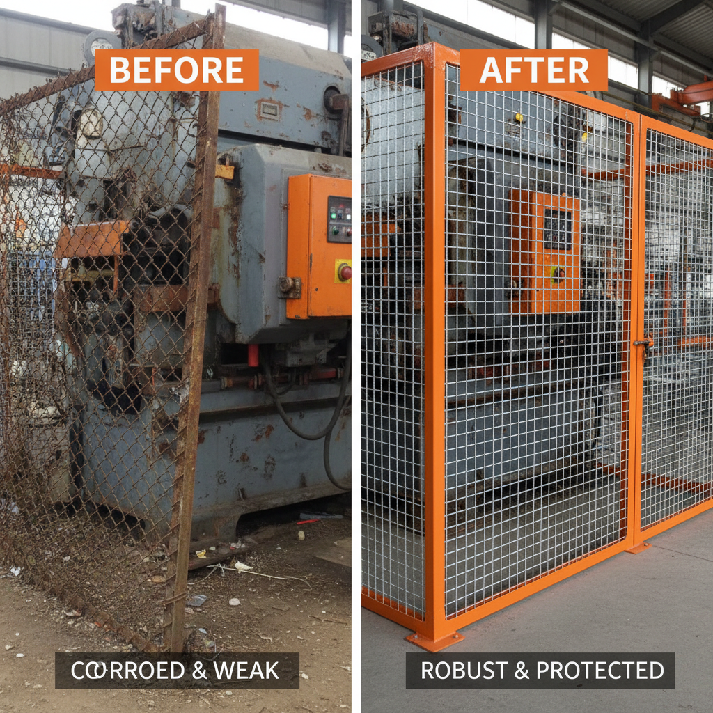 galvanized welded wire mesh panels