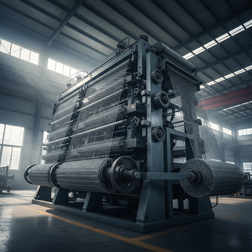 chicken wire mesh making machine