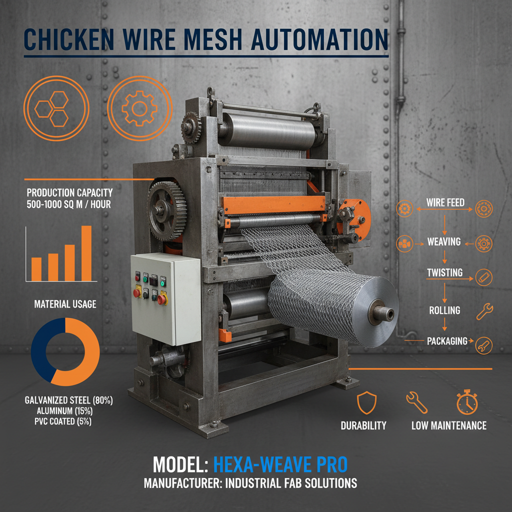 chicken wire mesh machine