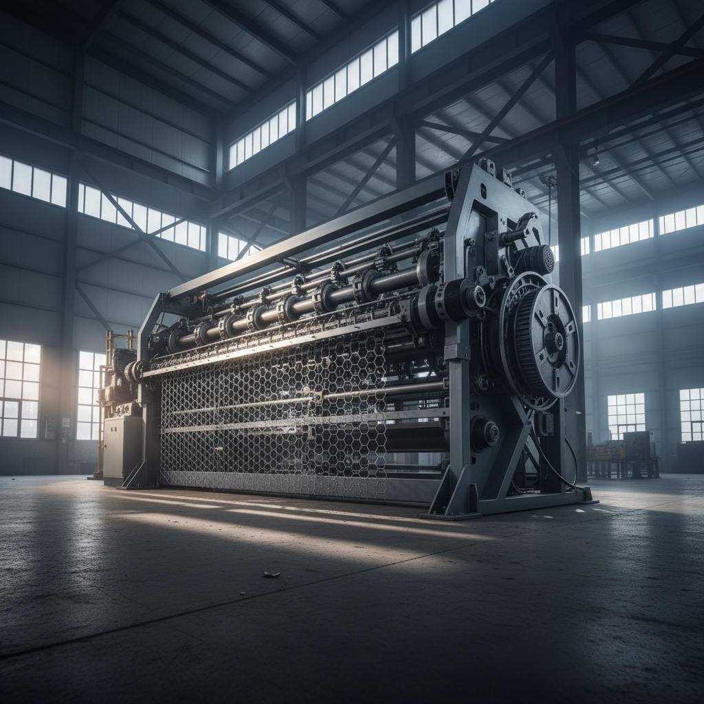 diamond mesh wire making machine