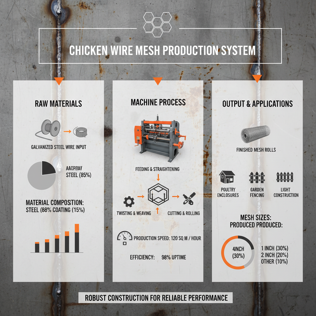 chicken wire mesh making machine