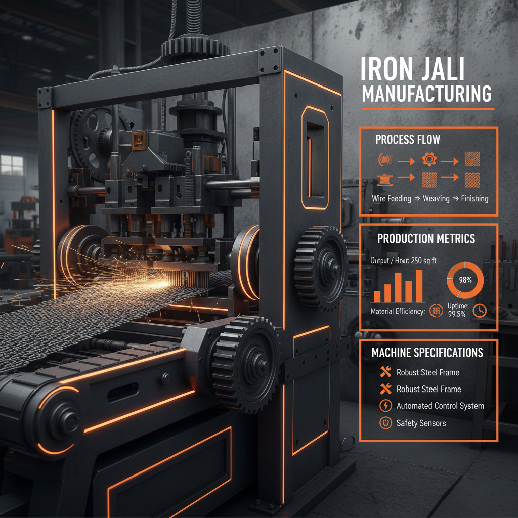 iron jali making machine