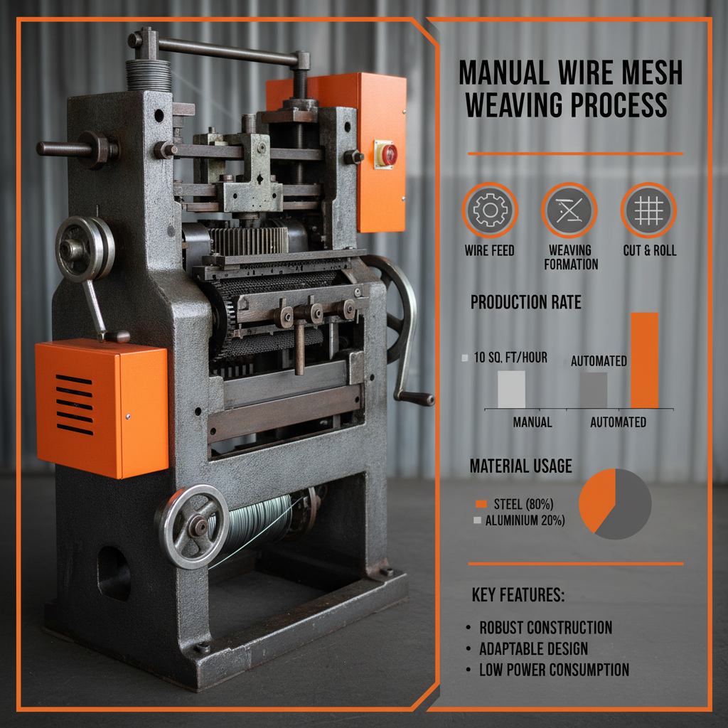 manual wire mesh making machine