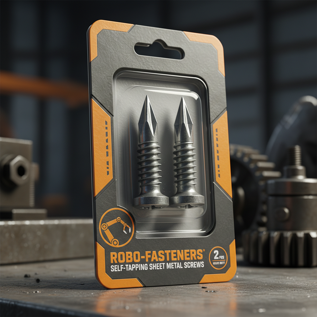 2 self tapping sheet metal screws