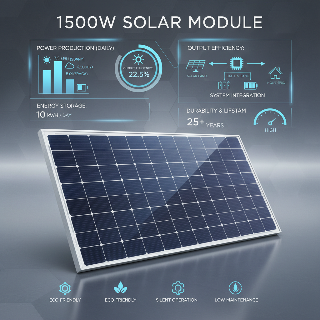 1500 watt solar panel