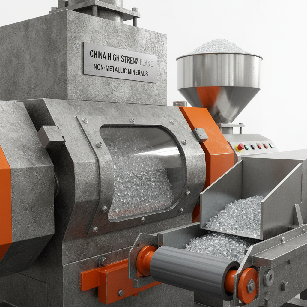 China high Strength Glass Flake Non-metallic Minerals