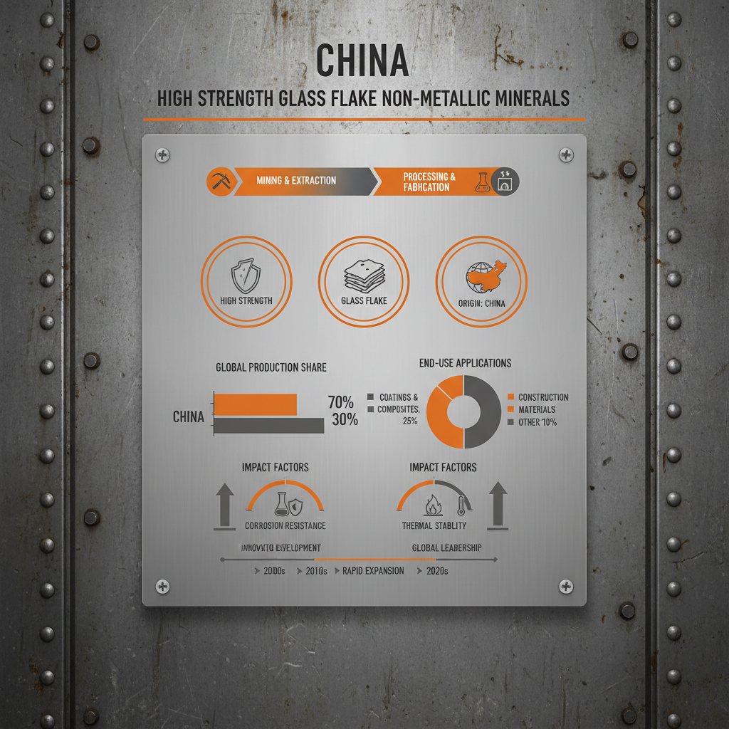 China high Strength Glass Flake Non-metallic Minerals