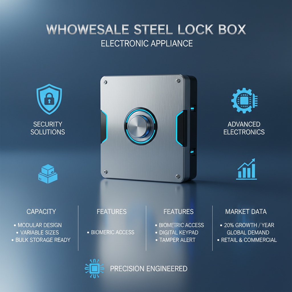 Wholesale steel lock box