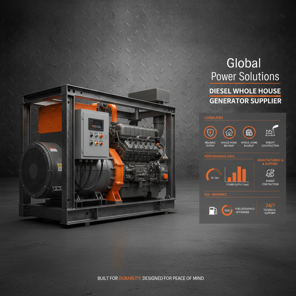 diesel whole house generator Supplier