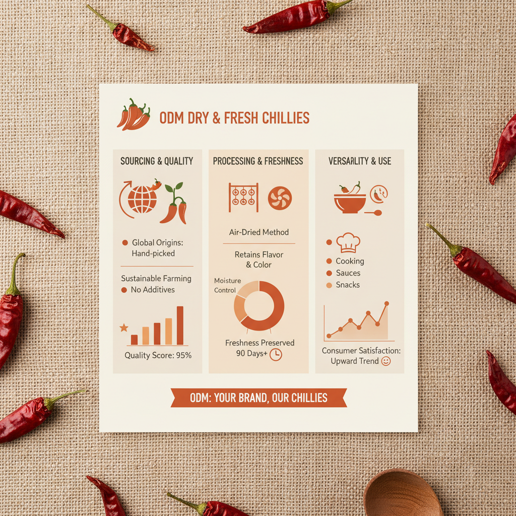 odm dry fresh chillies