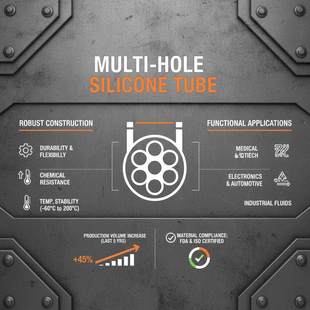 Multi-Hole Silicone Tube