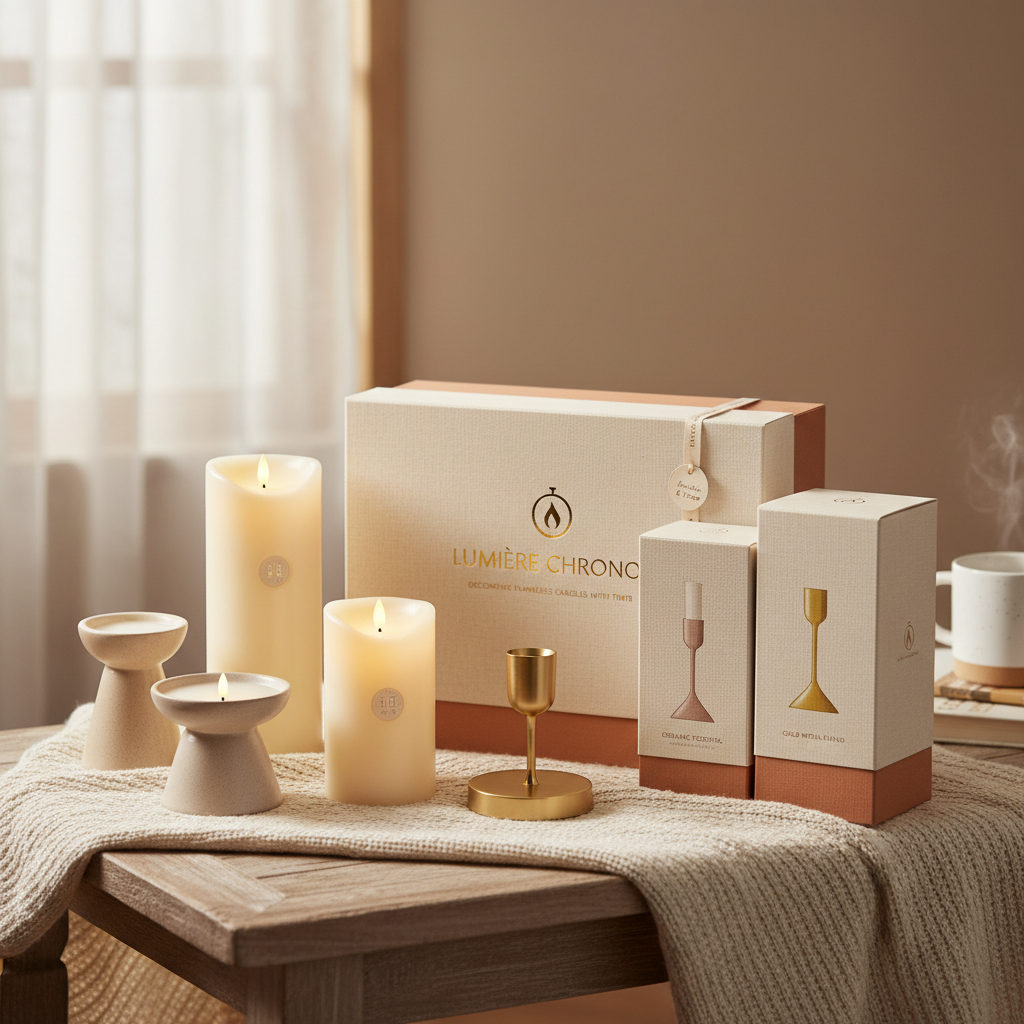 Enhance Your Home Ambiance with Decorative Flameless Candles with Timer