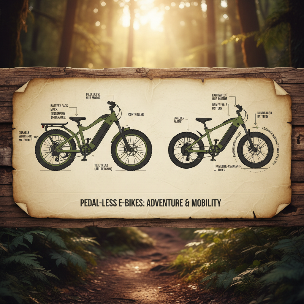 Explore the World of E Bikes With No Pedals for Effortless Riding