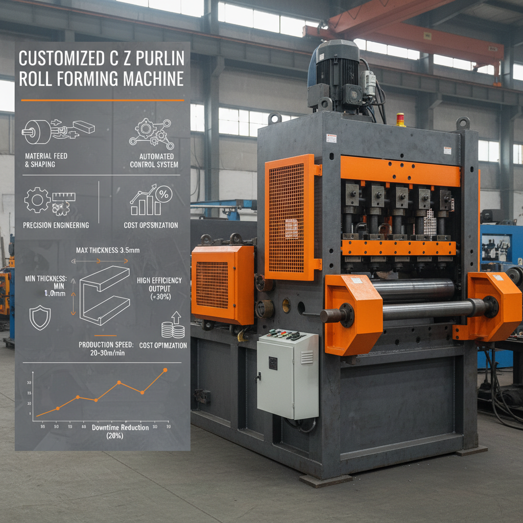 Maximize Steel Framing Production with a Customized CZ Purlin Roll Forming Machine