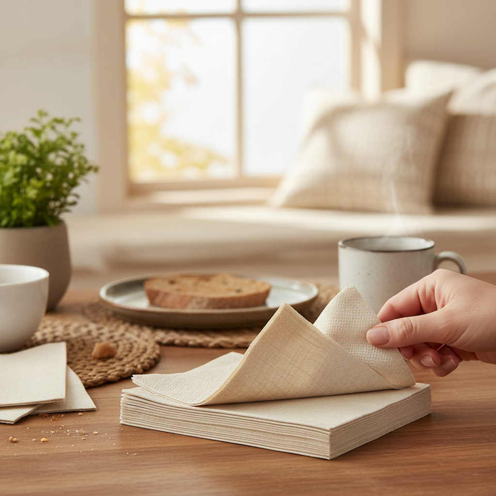 Enhance Your Dining Experience with Elegant Linen Feel Paper Napkins Disposable