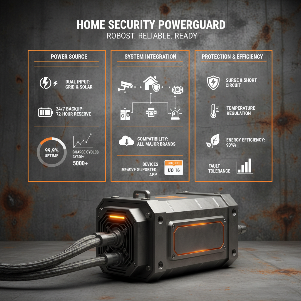 Choosing the Right Power Supply for Home Security System is Crucial for Protection