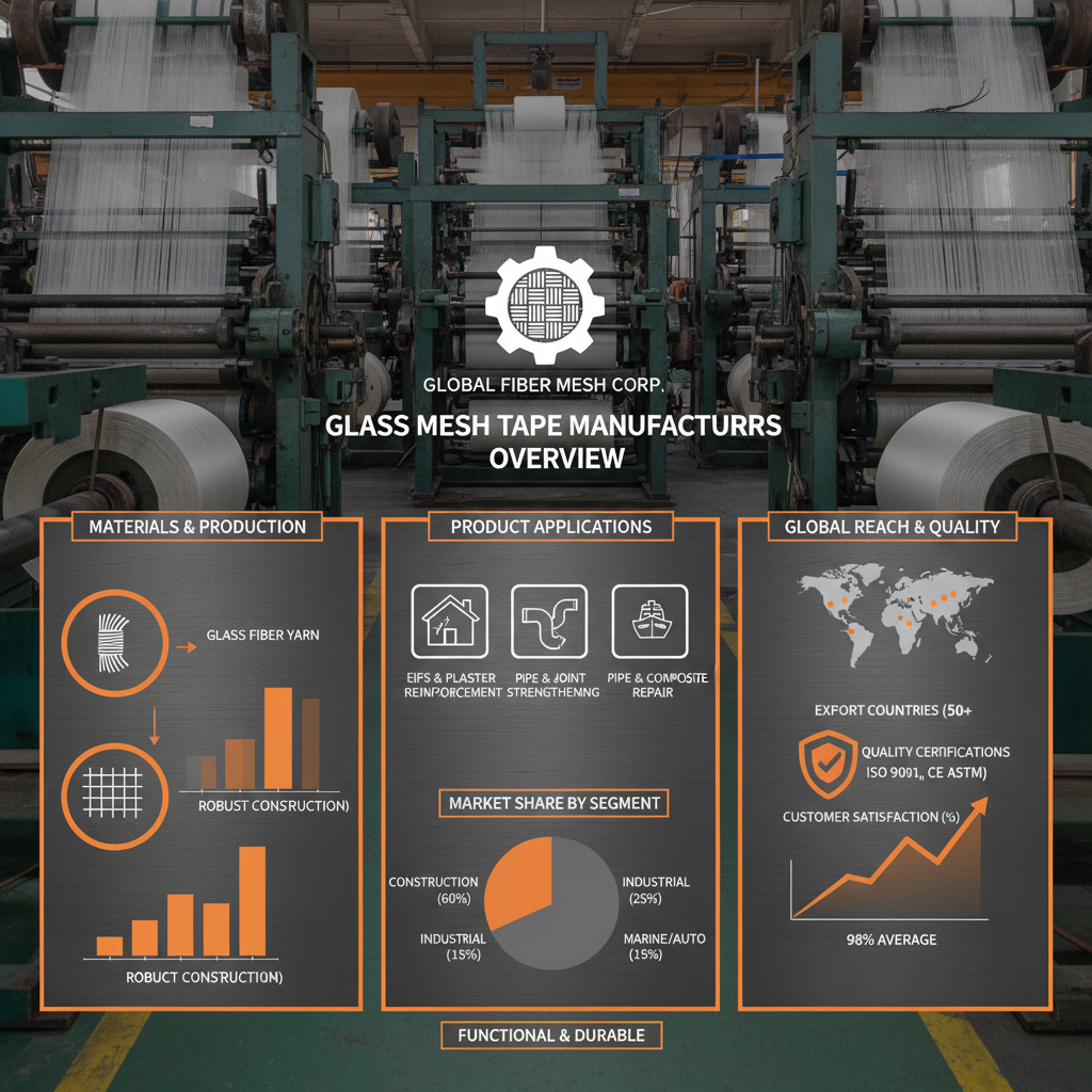 Comprehensive Guide to Glass Mesh Tape Manufacturers and Their Applications