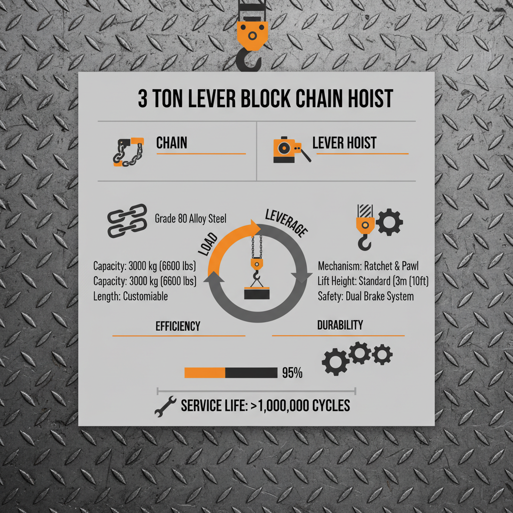 Comprehensive Guide to the 3 Ton Lever Block Chain Hoist for Safe Lifting Operations
