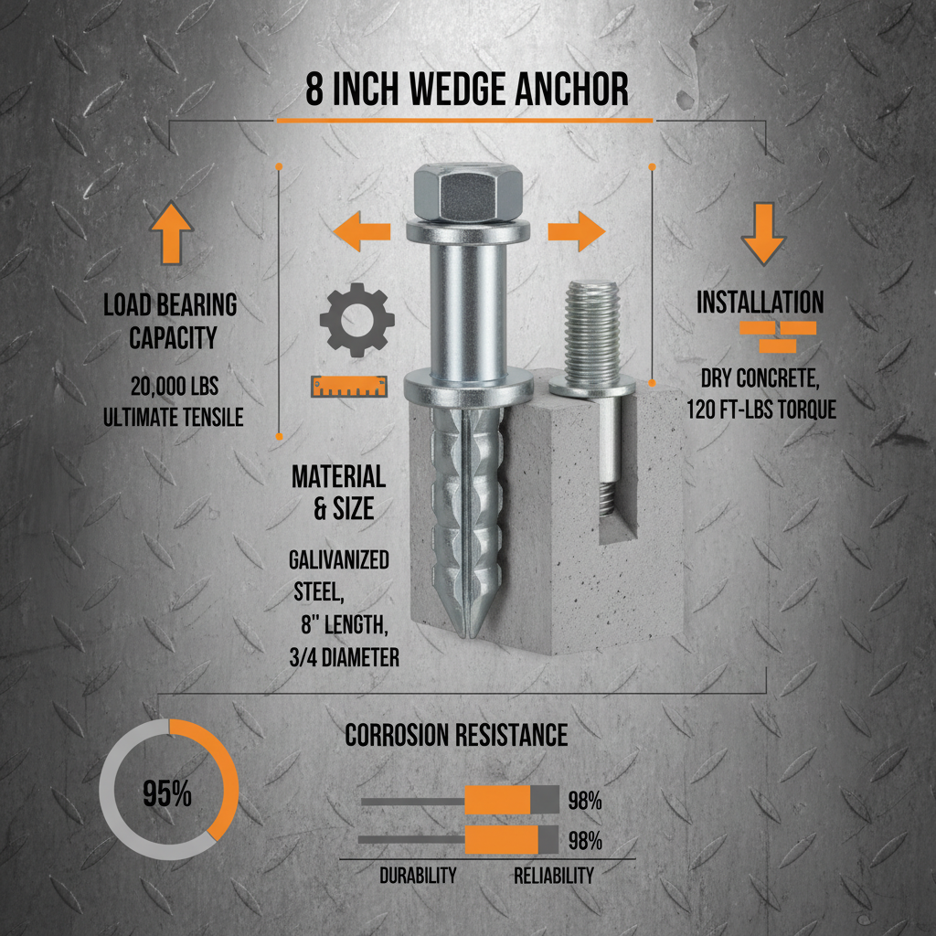 Comprehensive Guide to 8 Inch Wedge Anchors for Robust Fastening Solutions
