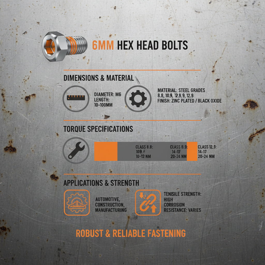 Comprehensive Guide to 6mm Hex Head Bolts Applications and Specifications