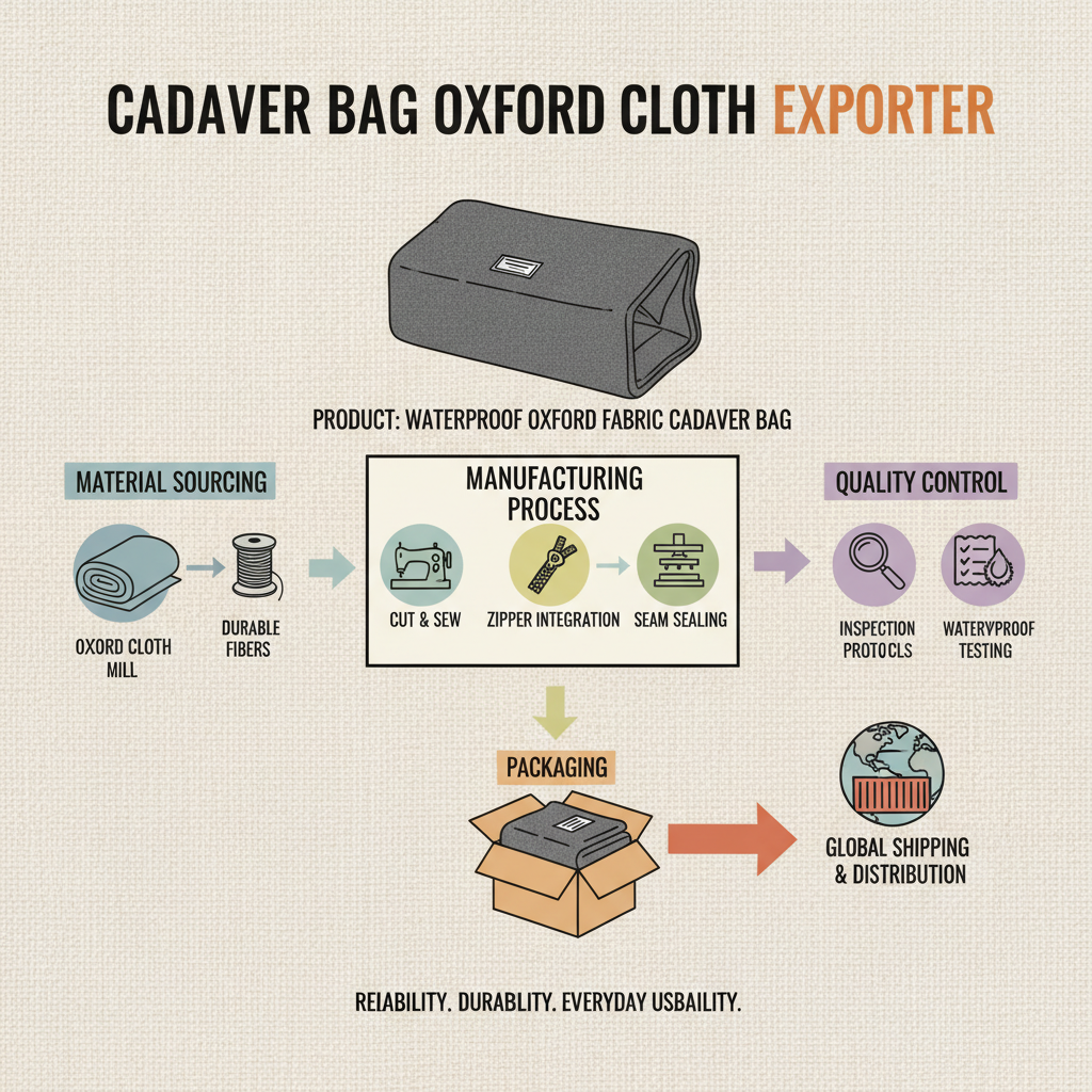 Cadaver Bag Oxford Clot Exporter Solutions for Forensic and Medical Use