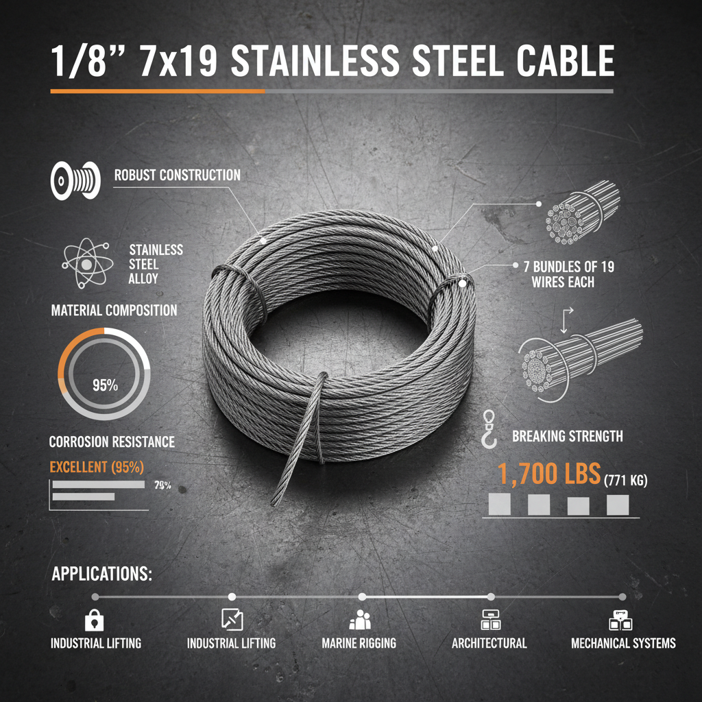 Comprehensive Guide to 1 8 7x19 Stainless Steel Cable Applications and Benefits