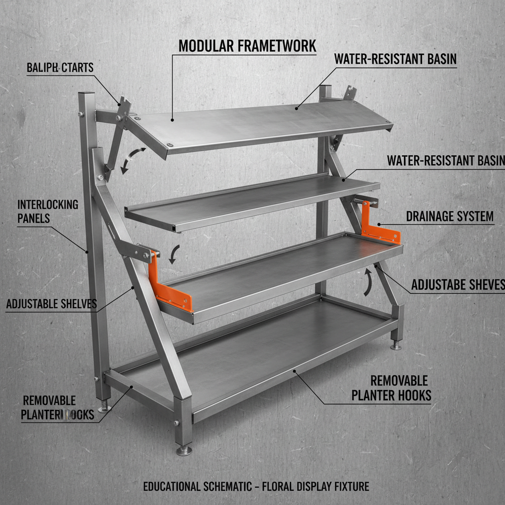 Elevate Floral Presentations with Stunning Floral Display Fixtures