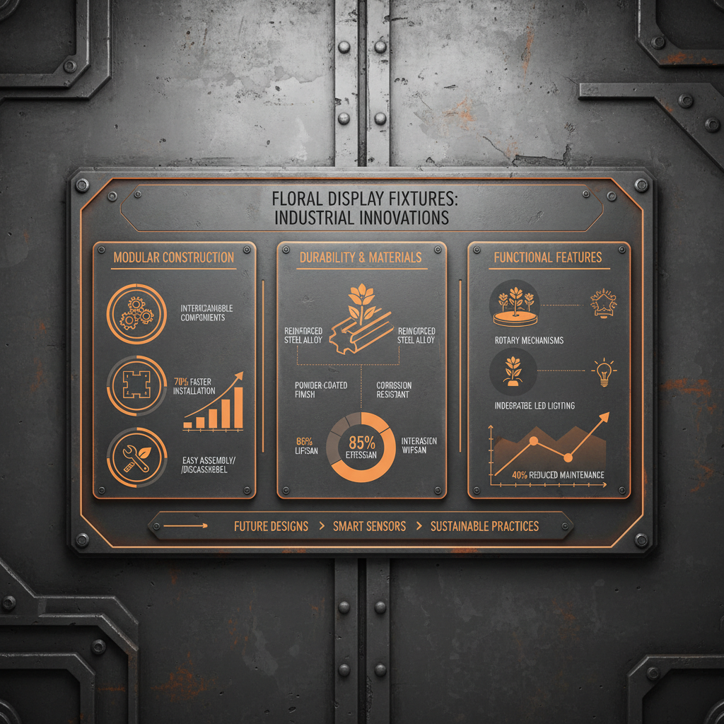 Elevate Floral Presentations with Stunning Floral Display Fixtures