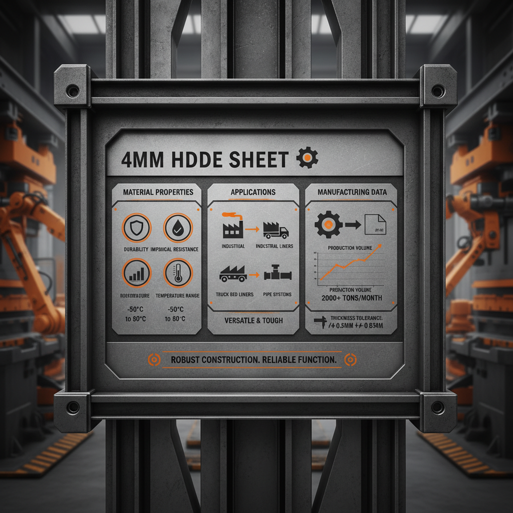 Comprehensive Guide to 4mm HDPE Sheet Properties Applications and Sourcing