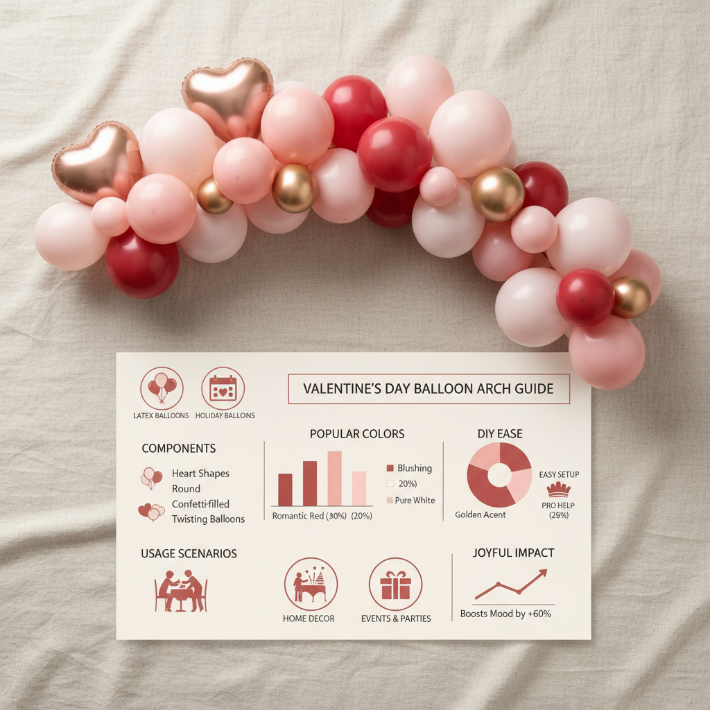 Create a Romantic Valentine's Day with a Stunning Balloon Arch