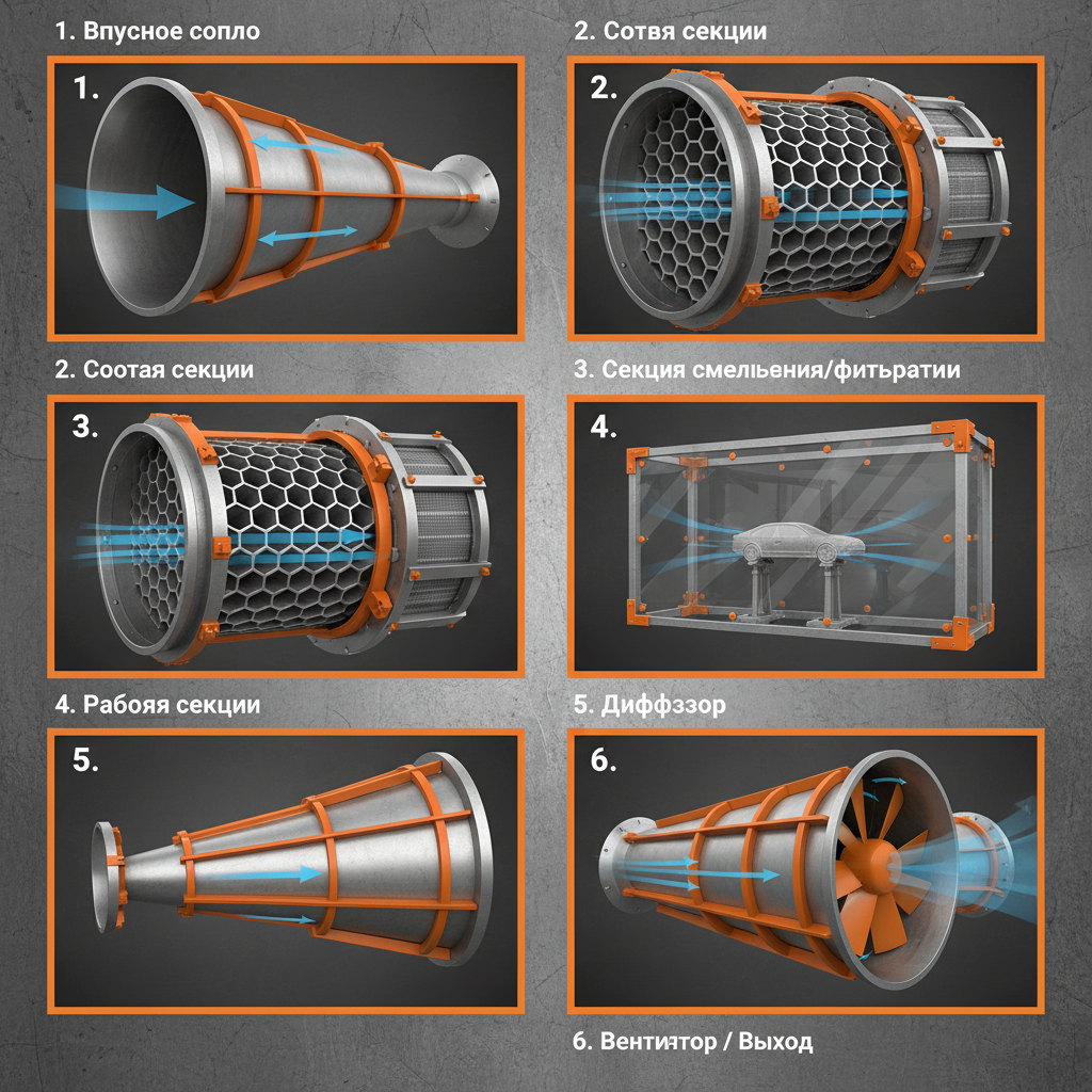 Сотовая аэродинамическая труба Applications Benefits and Technical Specifications
