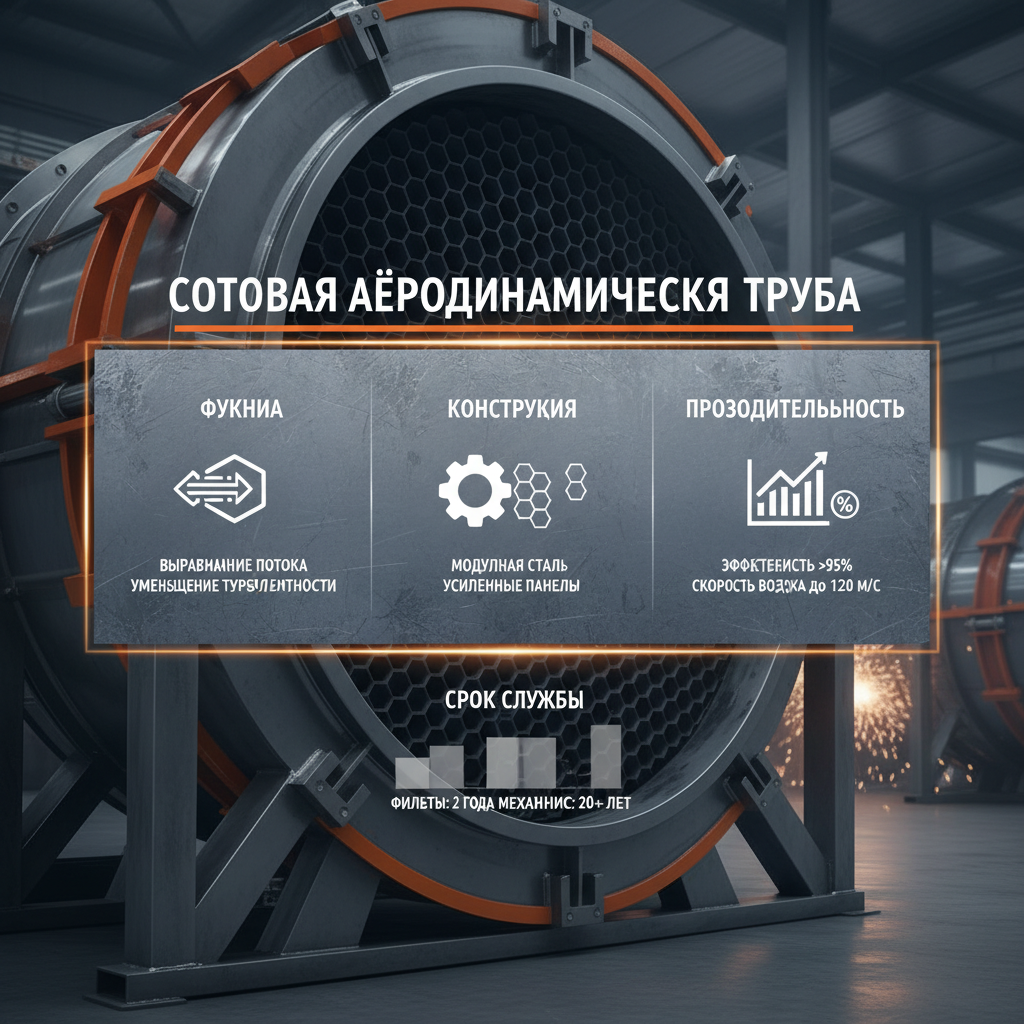 Сотовая аэродинамическая труба Applications Benefits and Technical Specifications