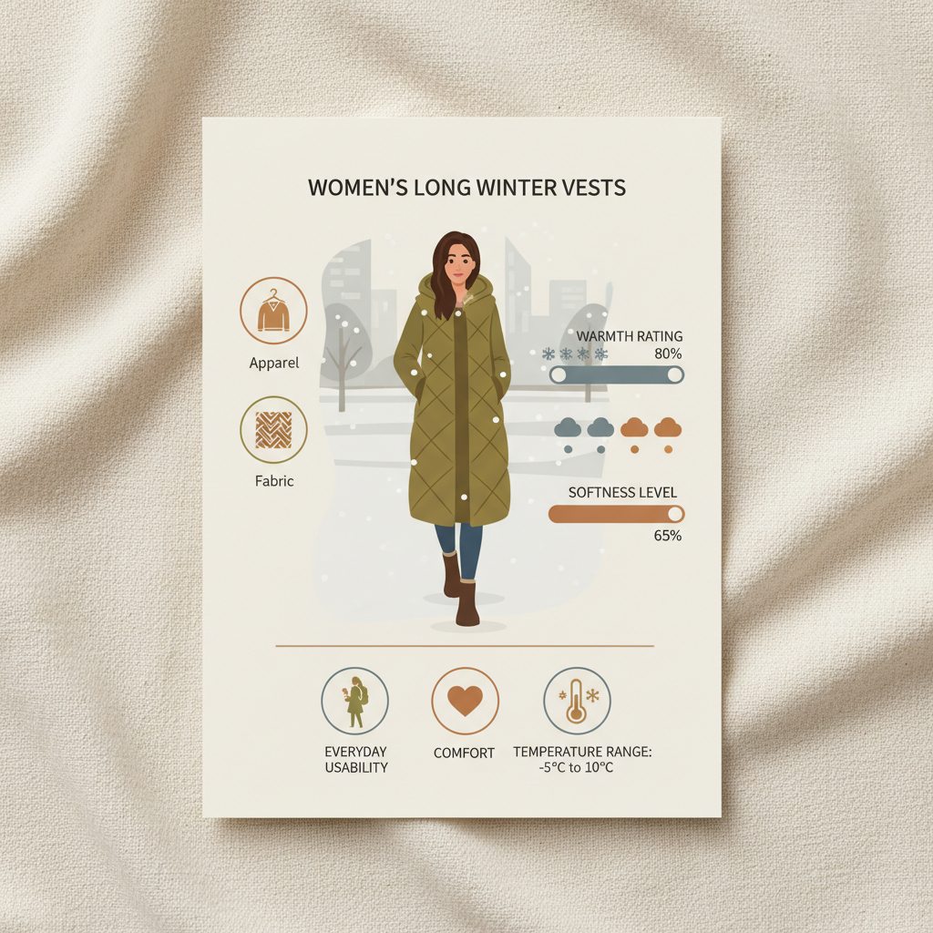 Discover Stylish Long Winter Vests for Womens Warmth and Fashion