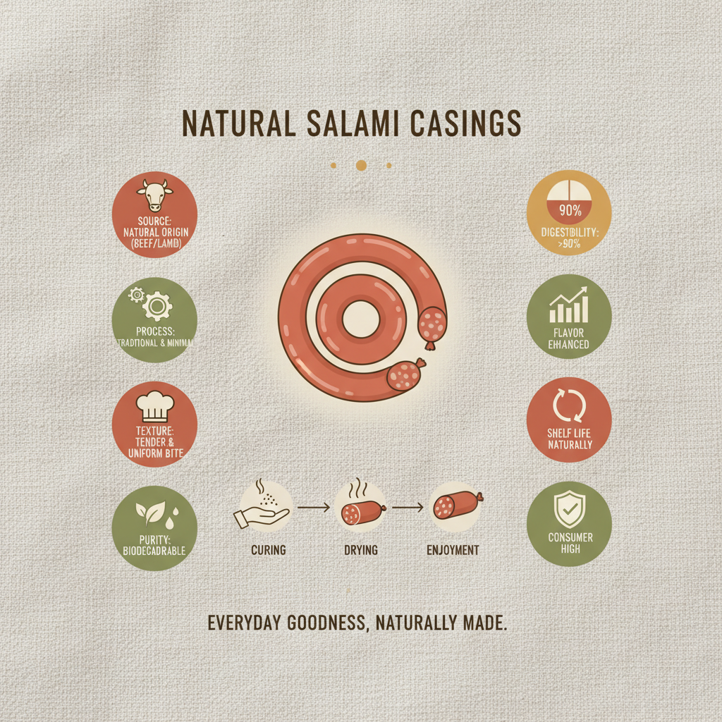 Exploring the Benefits of Natural Salami Casings for Superior Sausage Production