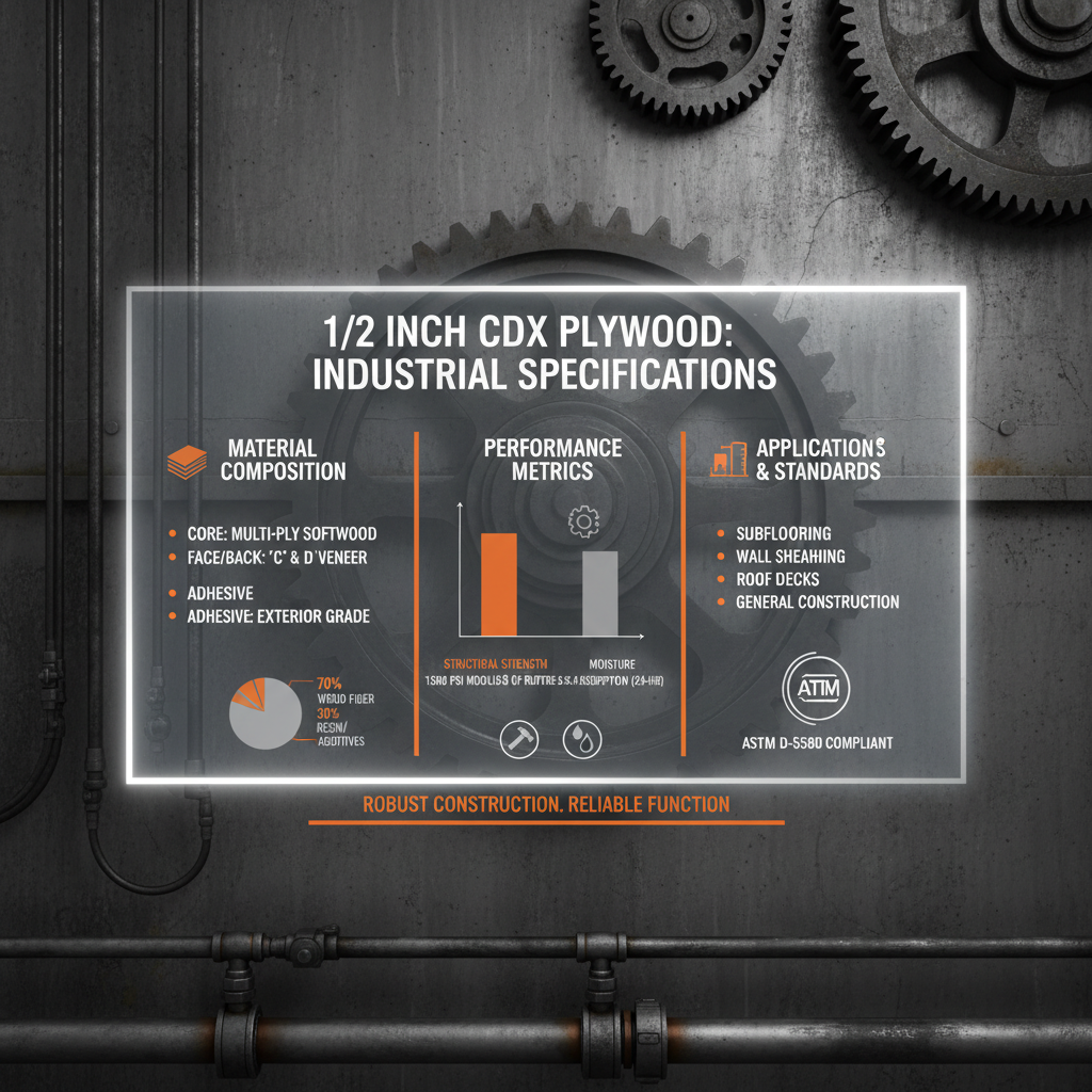 Comprehensive Guide to 1 2 inch CDX Plywood Applications and Benefits