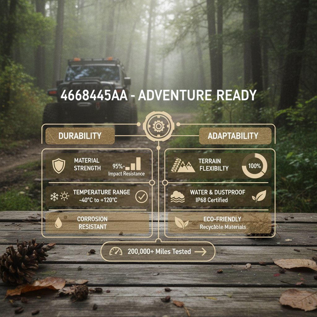 Comprehensive Guide to the 4668445aa Alternator for Optimal Vehicle Performance