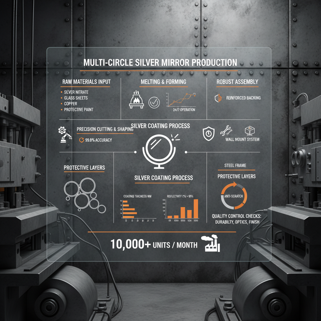 Elevate Your Space with a Stunning Multi Circle Wall Mirror Silver Design