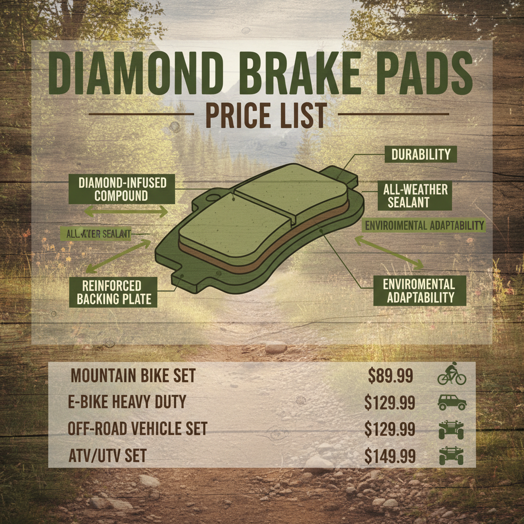 diamond brake pads price