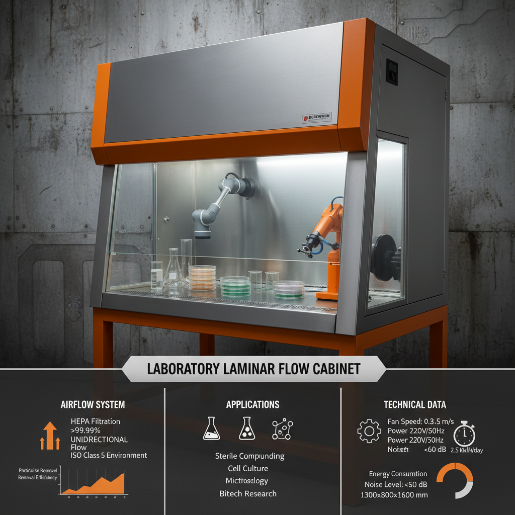 laboratory laminar flow cabinet 