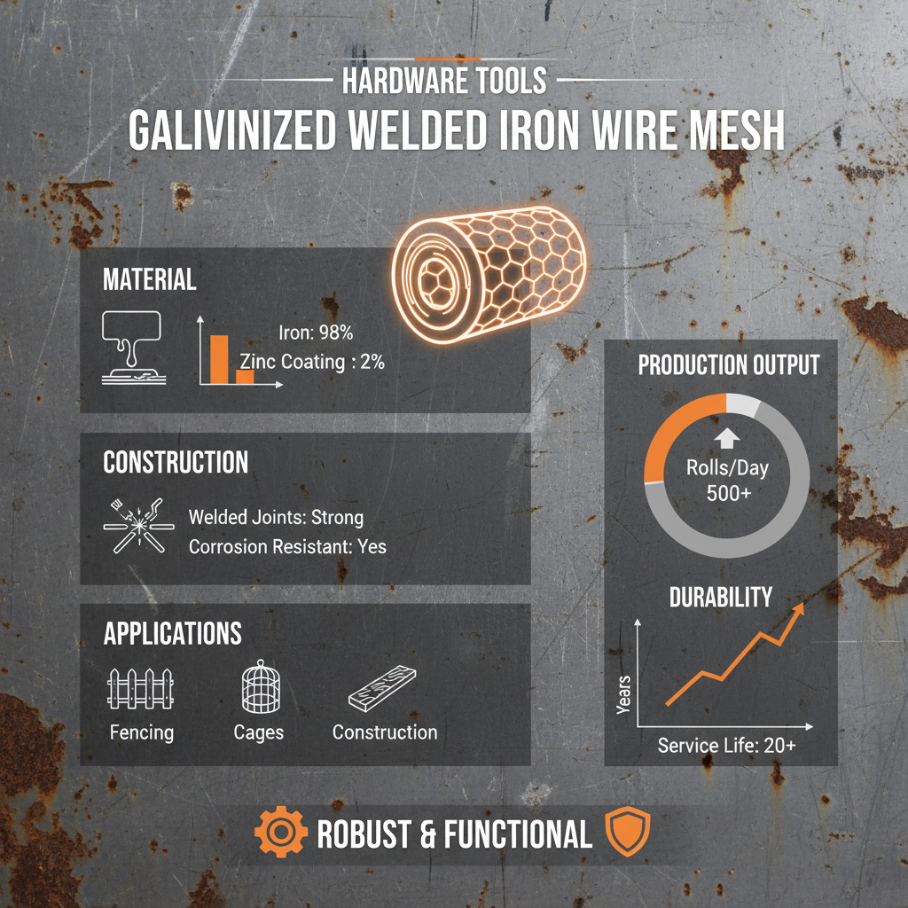 galvanized welded iron wire mesh