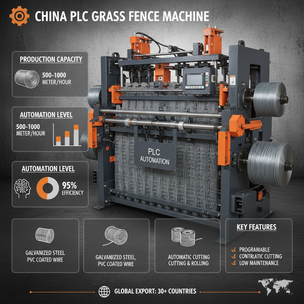 China PLC Grass Fence Machine