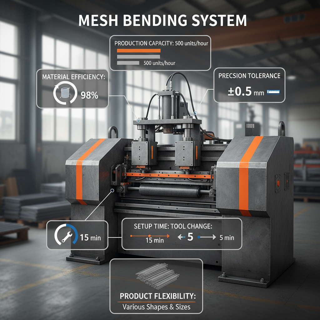 mesh bending machine
