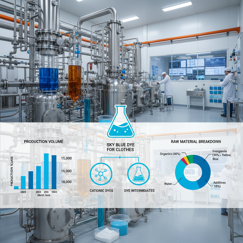 Achieve Vibrant Results with Premium Sky Blue Dye for Clothes