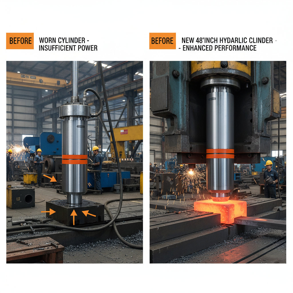 48 inch hydraulic cylinder